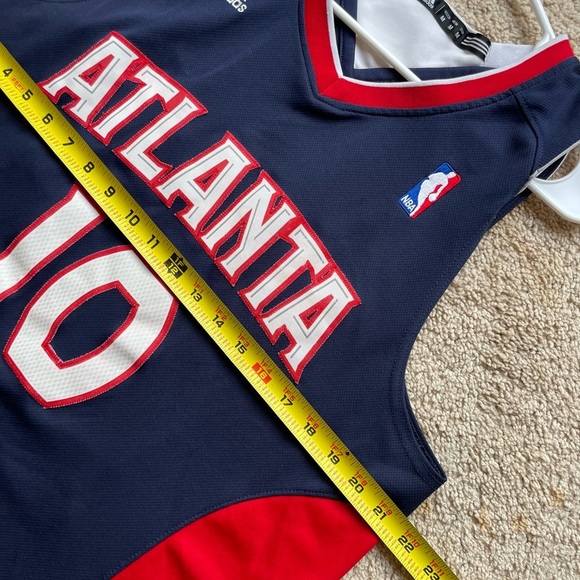 Adidas Atlanta Hawks STILL #10 Custom NBA Jersey Size Medium - Good Condition - Picture 3 of 7